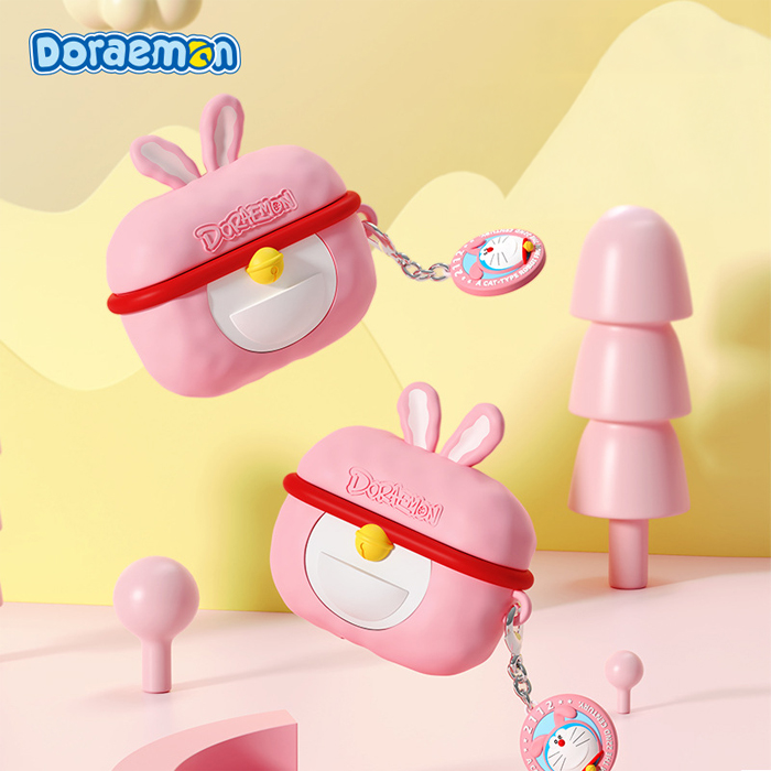 Rock - Doraemon Airpods 4 Treasure Bag Silicone Earphone Cover - Rabbit Style - Ảnh 4