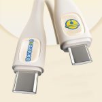 Rock - Doraemon C To L 27W Fast Charging Data Cable 1.2m - White - Ảnh 4