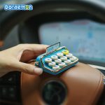 DORAEMON CAR RETRO PARKING NUMBER PLATE - Ảnh 4