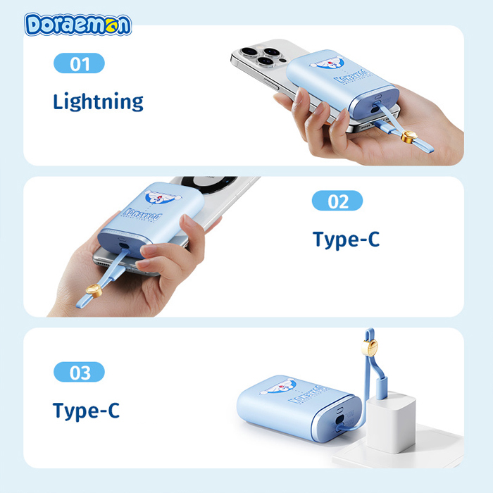 Pin sạc dự phòng DORAEMON POWER BANK - 10000mAh - Ảnh 5