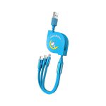 Rock - Doraemon Retractable One-To-Three Charging Cable