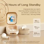 Tai Nghe Doraemon Retro Style Tws Earphones Pass Loop - Beige - Ảnh 5