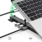Giá đỡ Laptop Ugreen Hub 5 in 1 (USB-C sang 2xUSB 3.0 + HDMI + 2xType C) - Ảnh 4