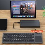 Folding Bluetooth Keyboard With Touchpad B066T - Ảnh 7