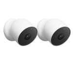 Google Nest Cam Outdoor or Indoor (Battery) - 2 Pack