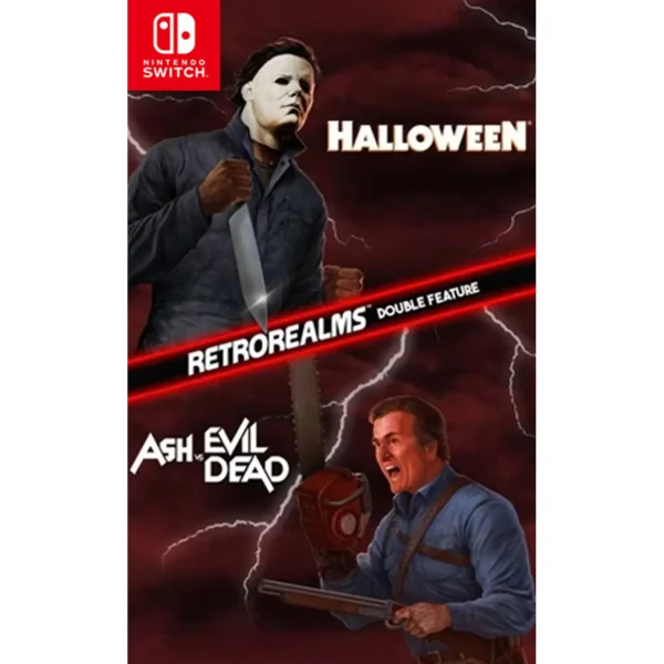 Game Halloween and Ash vs Evil Dead RetroRealms Double Feature - Nintendo Switch