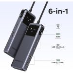 Ugreen - HUB GROOVY ROBOT UNO 6 IN 1 USB-C - Ảnh 2