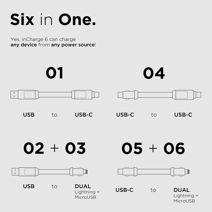 InCharge 6 6 in 1 