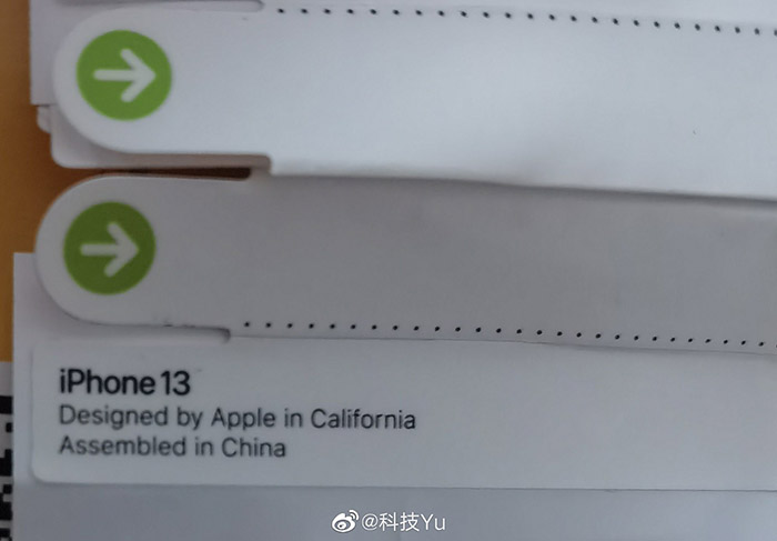 Lộ ảnh trên tay iPhone 13 2 màu sắc mới