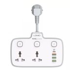 Ổ cắm điện LDNIO - 2500W 1PD & QC3.0 & 2 Auto-ID 2 Universal Outlets SC2413