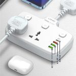 Ổ cắm điện LDNIO - 2500W 1PD & QC3.0 & 2 Auto-ID 2 Universal Outlets SC2413 - Ảnh 3
