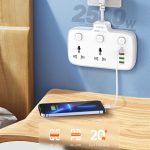 Ổ cắm điện LDNIO - 2500W 1PD & QC3.0 & 2 Auto-ID 2 Universal Outlets SC2413 - Ảnh 4