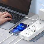 Ổ cắm điện LDNIO - Multi Function Power Strip 5 Power Socket PD QC3 Auto ID SC5415 - Ảnh 2