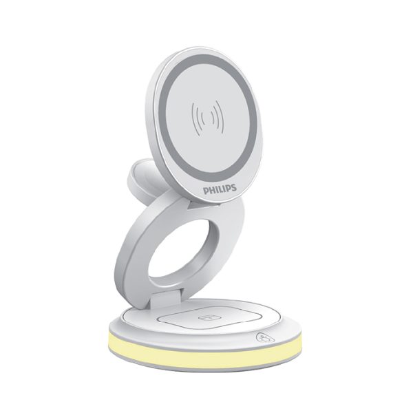 Đế sạc không dây 3 trong 1Magsafe Charger Station With 360 Degree Rotation