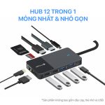 Mazer Pro Hub 12 In 1 USB-C PD3.0 100W Mutimedia Hub With Triple Display - Ảnh 6