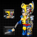 Mô hình lắp ghép - Bear Robot - Wolverine 188013 - Ảnh 2