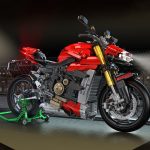 Mô hình lắp ghép - Ducati V4SP Moto 672105 - Ảnh 2