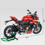 Mô hình lắp ghép - Ducati V4SP Moto 672105 - Ảnh 4