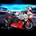 Mô hình lắp ghép - Yamaha R1 Moto 672104 - Ảnh 2