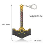 Móc khóa God Of War Ragnarok - Mjolnir - Ảnh 5