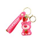 Móc Khoá trang trí Noel - Strawbery Bear