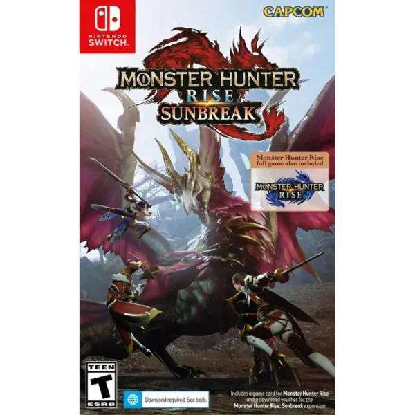 Game Monster Hunter Rise + Sunbreak Expansion- Nintendo Switch