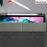 Mutural Leather Case for iPad Mini 6 (8.3-inch 2021) with Apple Pencil Holder - Ảnh 7