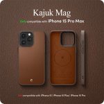 Case Spigen Cyrill Kajuk Mag iPhone 15 Pro Max 6.7 Inch 2023 - Saddle Brown - Ảnh 4