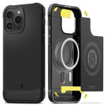 Case Spigen Iphone 14 Pro Max Rugged Armor Magfit Black - Ảnh 7