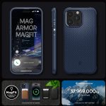 Case Spigen Mag Armor MagFit iPhone 15 Pro Max 6.7 Inch 2023 - Navy Blue - Ảnh 2