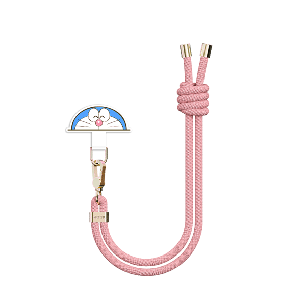 MÓC KHÓA DORAEMON WRIST LANYARD PINK