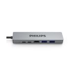 Philips - Hub USB-C 6 In 1 To HDMI + 2USB + PD + RJ45 - SWV6116 - Ảnh 5
