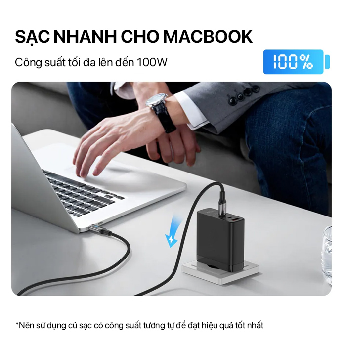 Cáp Sạc Philips Sync & Charge Type-C To Type-C 2M Digital Display - DLC9102 - Ảnh 3