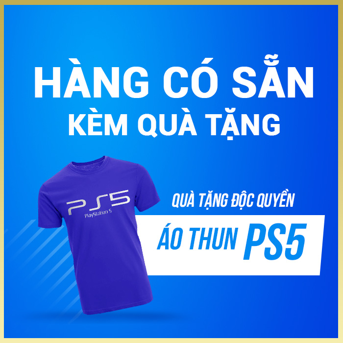 Nhận miễn phí áo PS5 siêu xịn xò 