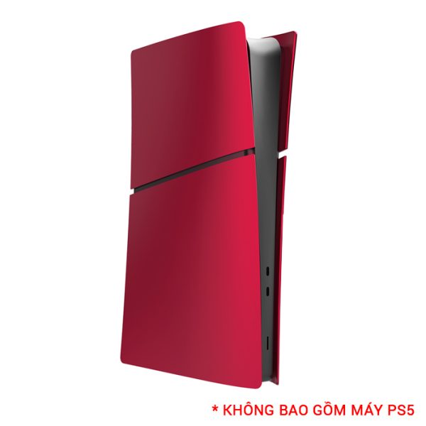 Ốp bọc máy PS5 Slim Digital Cover Plate - Volcanic Red