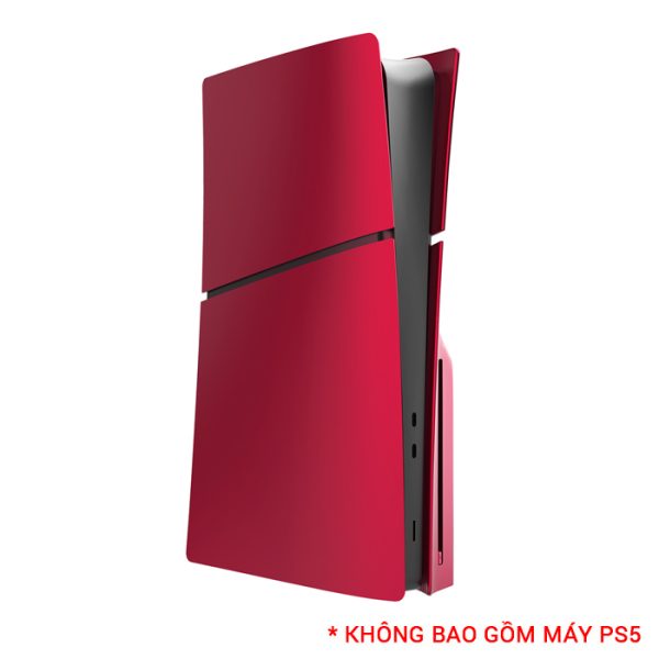 Ốp bọc máy PS5 Slim Cover - Volcanic Red