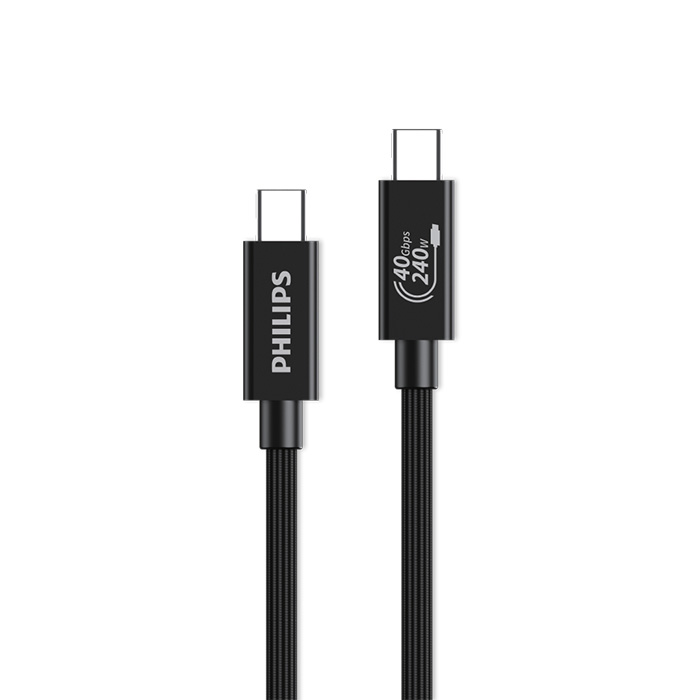 sync_charge_type_c_to_type_c_1m-700x700 Philips - Cáp sạc Sync & Charge Type-C TO TYPE-C 1M USB4.0/240W/40G - Ảnh 1