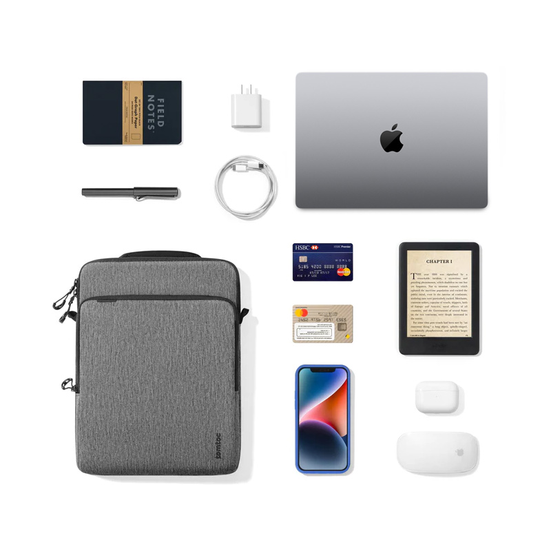 Túi Đeo Chéo Tomtoc Defenderace-A03 Laptop Shoulder Bag - Gray (H13C1G1) - Ảnh 6