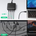 Bộ sạc 4 in 1 Ugreen 100W USB-C Desktop Charger 70869 - Ảnh 6