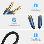 Cáp chuyển đổi UGREEN - 3.5MM AUDIO CABLE 2M - Ảnh 3