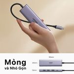 UGREEN - 4K 60Hz HDMI + 3XUSB3.0 + Card Reader USB-C Multifunction Adapter CM511 - Ảnh 2