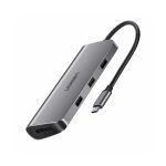 Ugreen - 9 in 1 Space Gray USB Type C To 3 USB 3.0 4K-HDMI VGA RJ45 SD-TF PB CM179 - Ảnh 7