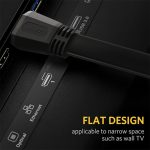 Cáp xuất hình cho PS4, PS5 Ugreen HDMI 2.0 Flat Cable 3M 50820 - Ảnh 3