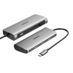 Ugreen USB-C To 3 USB 3.0 + HDMI + VGA + LAN + Adapter USB-C CM256 - Ảnh 6