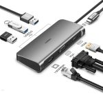 Ugreen USB-C To 3 USB 3.0 + HDMI + VGA + LAN + Adapter USB-C CM256 - Ảnh 5