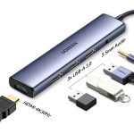 Ugreen USB-C To 3 USB A + 3.5MM Audio+ 4K HDMI CM478 - Ảnh 6