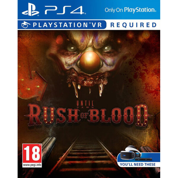 Game Until Dawn: Rush of Blood  - PS4
