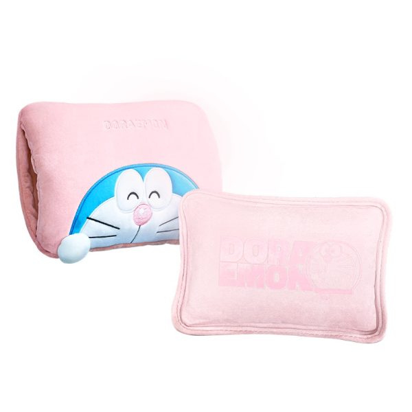 GỐI DORAEMON HOT WATER BAG PINK