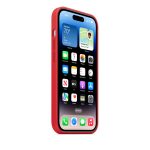 APPLE SILICON CASE WITH MAGSAFE FOR IPHONE 14 PRO - (PRODUCT) RED  (MPTG3) - Ảnh 3
