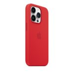 APPLE SILICON CASE WITH MAGSAFE FOR IPHONE 14 PRO - (PRODUCT) RED  (MPTG3) - Ảnh 4